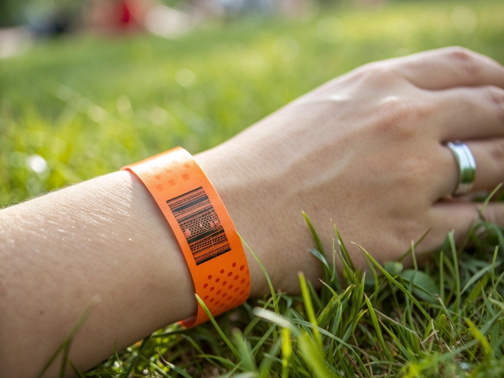 Disposable paper wristbands with printed codes
