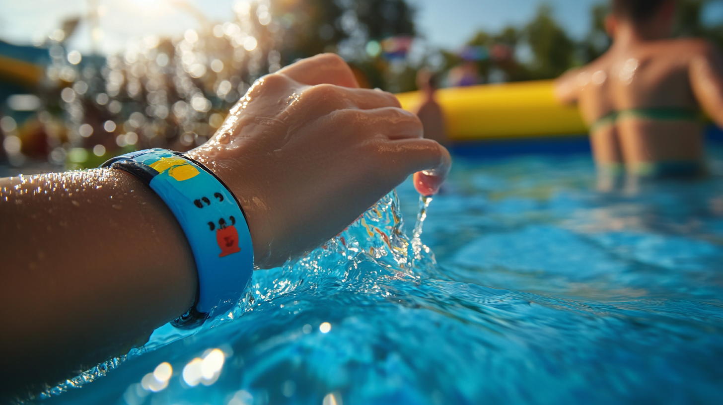 Reusable silicone wristbands with RFID tags